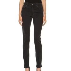 Acne Rocca Black Skinny Jeans size 27 Mid rise